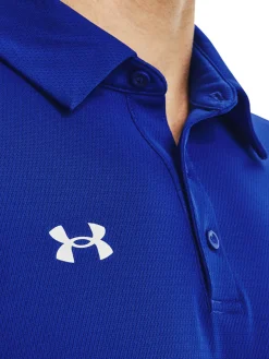 Under Armour Clearance Clothing|Team Tech Polo Shirt - Royal