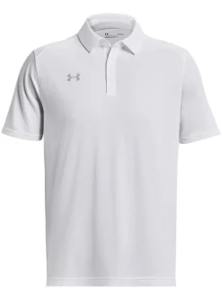 Under Armour Clearance Clothing|Team Tech Polo Shirt - White