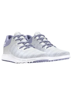 Under Armour Clearance Shoes|Women's Charged Breathe 2 Knit Spikeless Golf Shoes - Celeste