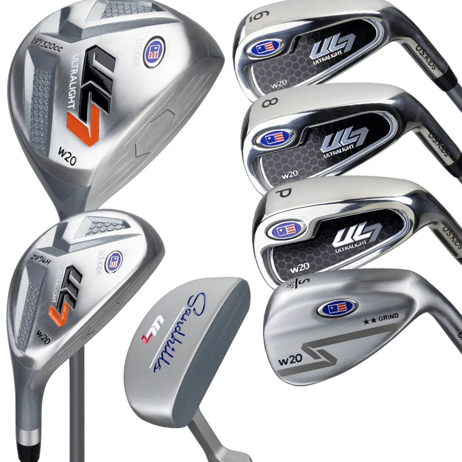 US Kids Packages|Golf Ultralight 7 Set