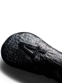 Vessel Club Covers|Lux Embosse Headcover - Croc Black