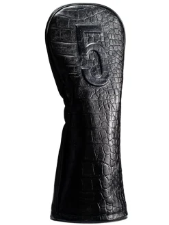 Vessel Club Covers|Lux Embosse Headcover - Croc Black