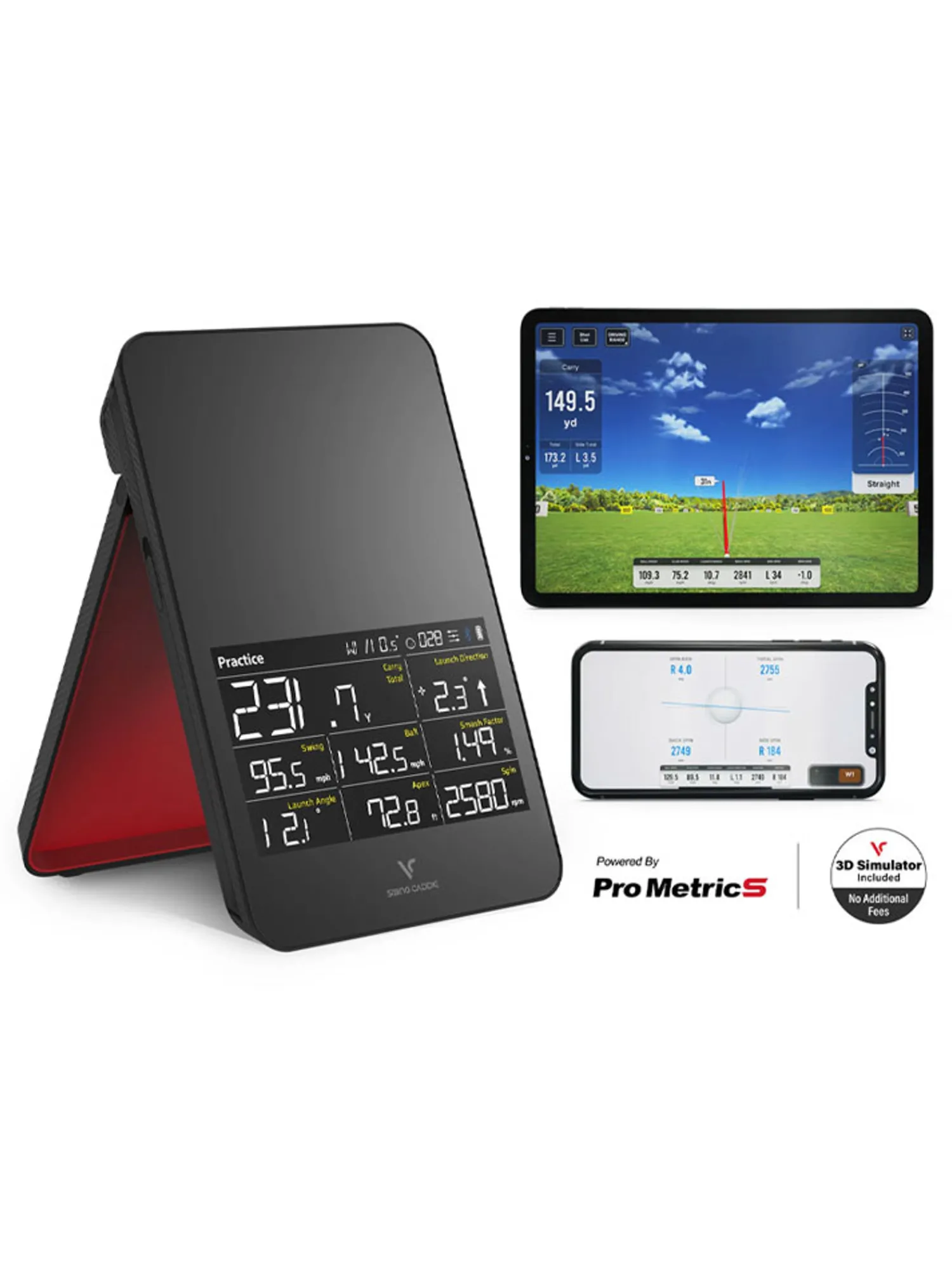 Voice Caddie Launch Monitors|SC4 Pro Plus Alignment Stand Bundle