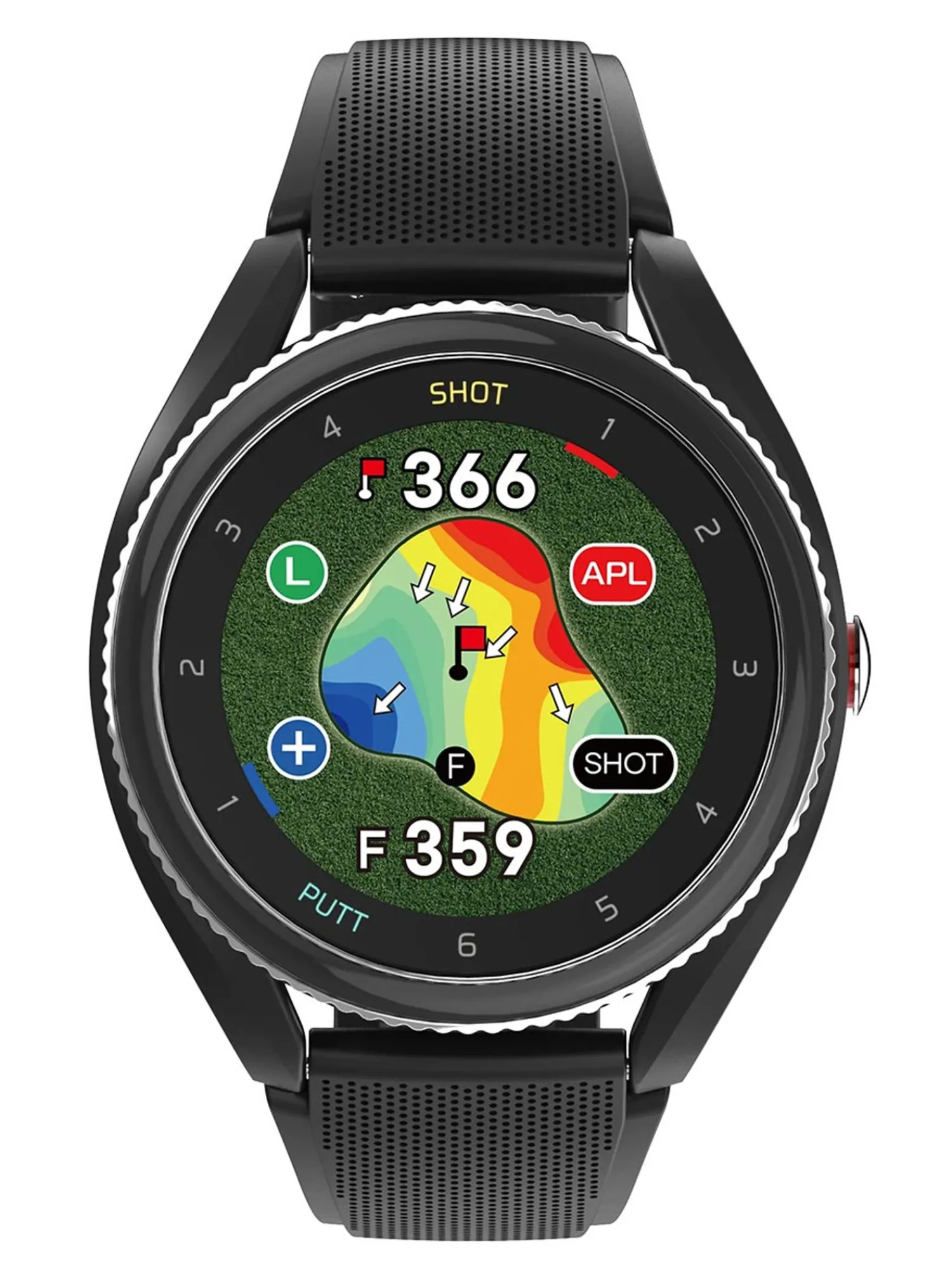 Voice Caddie Gps Units|T9 GPS Watch - Black