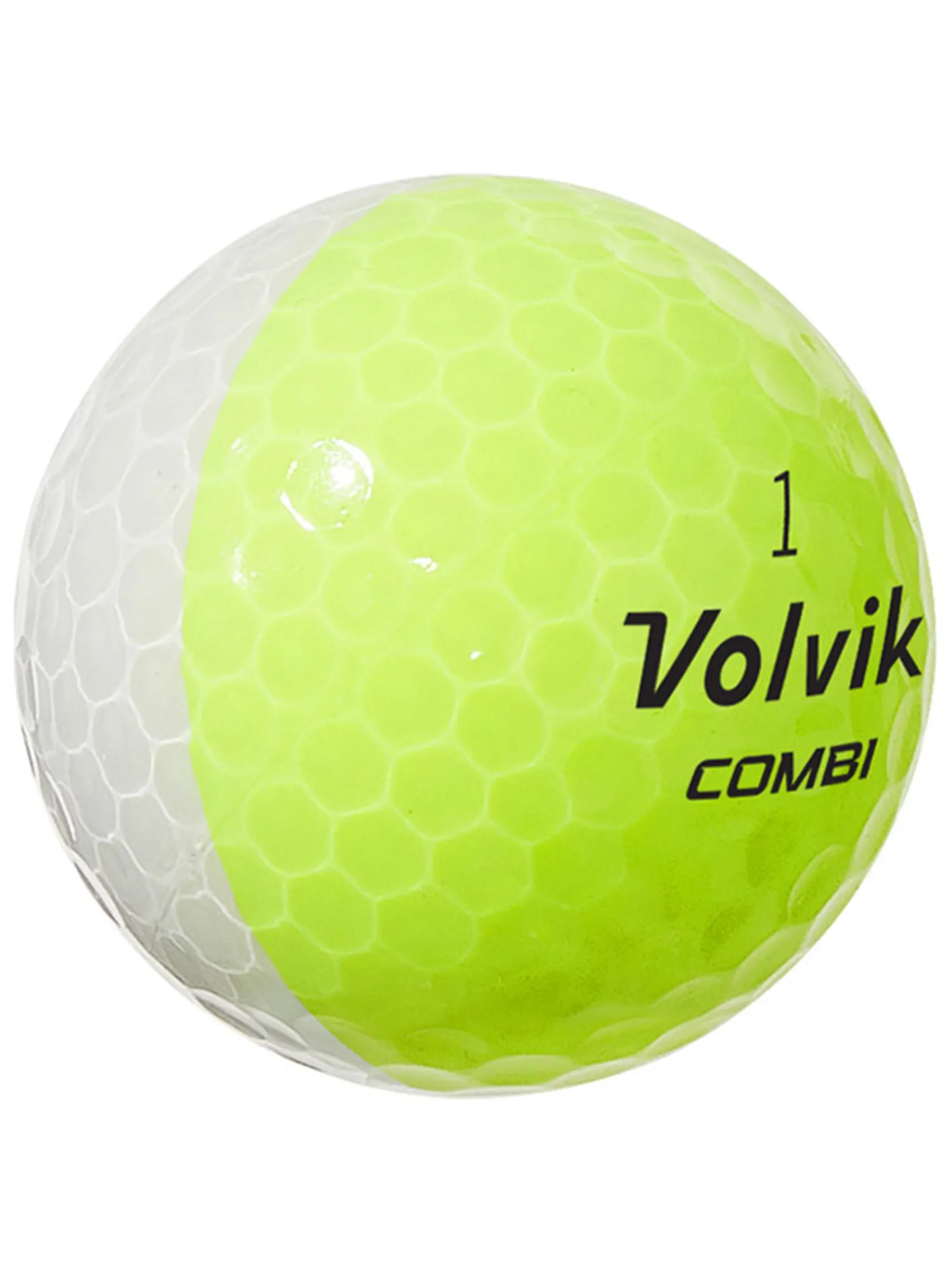 Volvik New Golf Balls|Clearance Gloves|Crystal Combi Golf Balls - 1 Dozen Multi