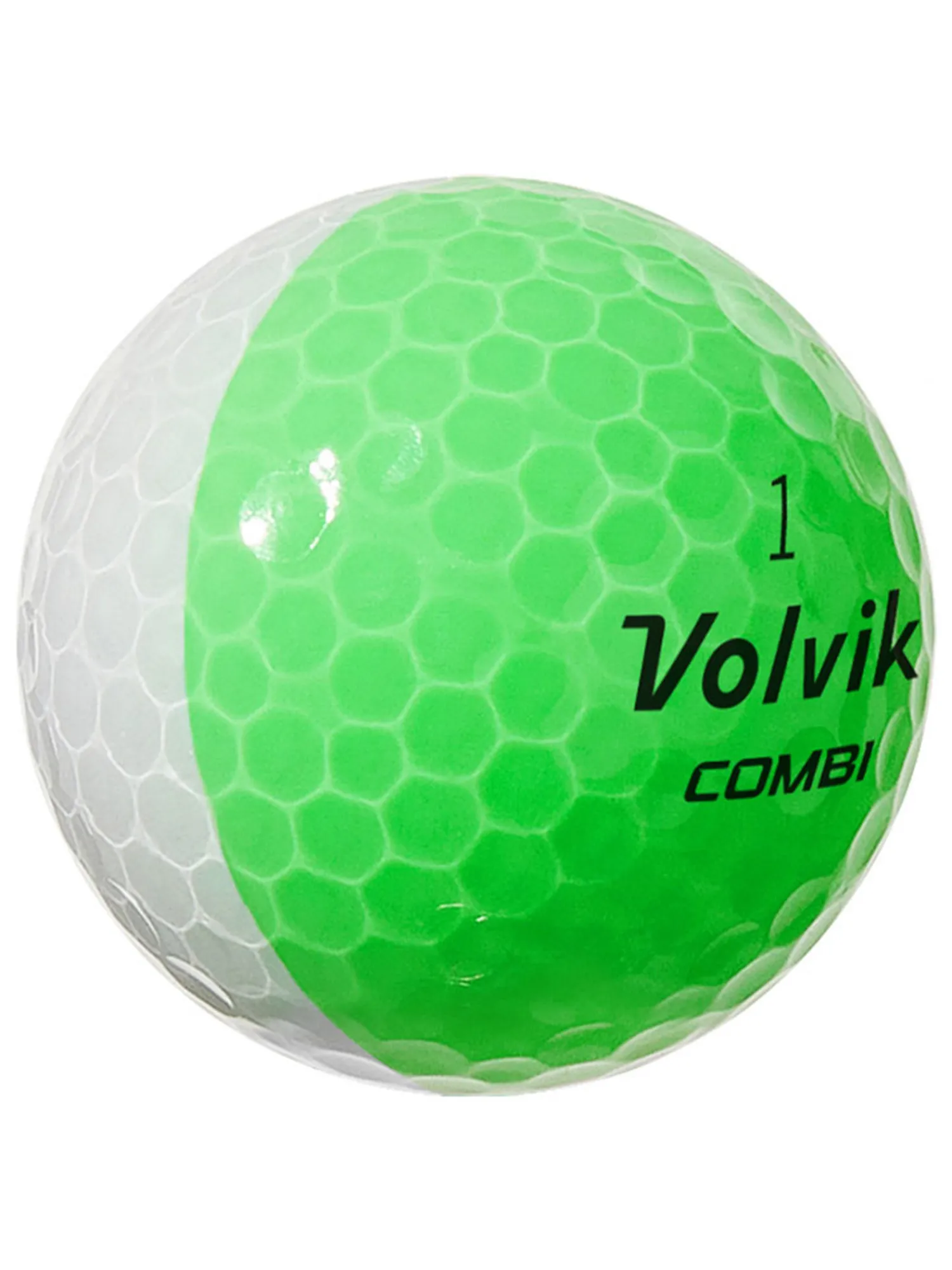 Volvik New Golf Balls|Clearance Gloves|Crystal Combi Golf Balls - 1 Dozen Multi