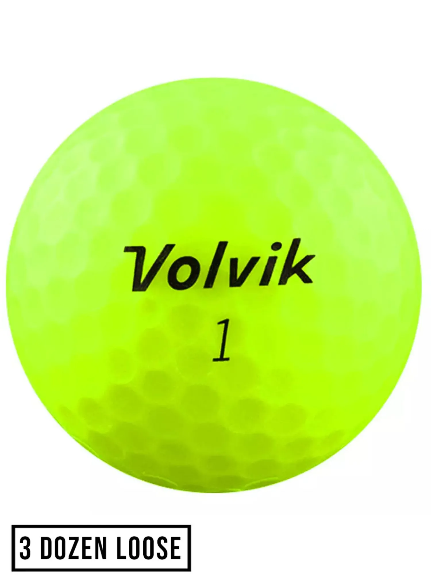 Volvik New Golf Balls|Novelty Golf Balls|Vimat Loose Golf Balls - 3 Dozen