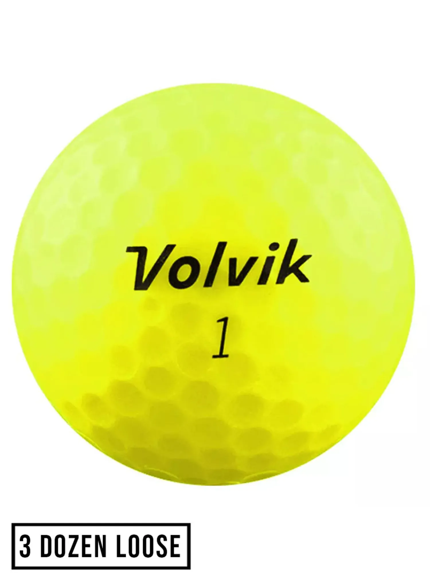 Volvik New Golf Balls|Novelty Golf Balls|Vimat Loose Golf Balls - 3 Dozen