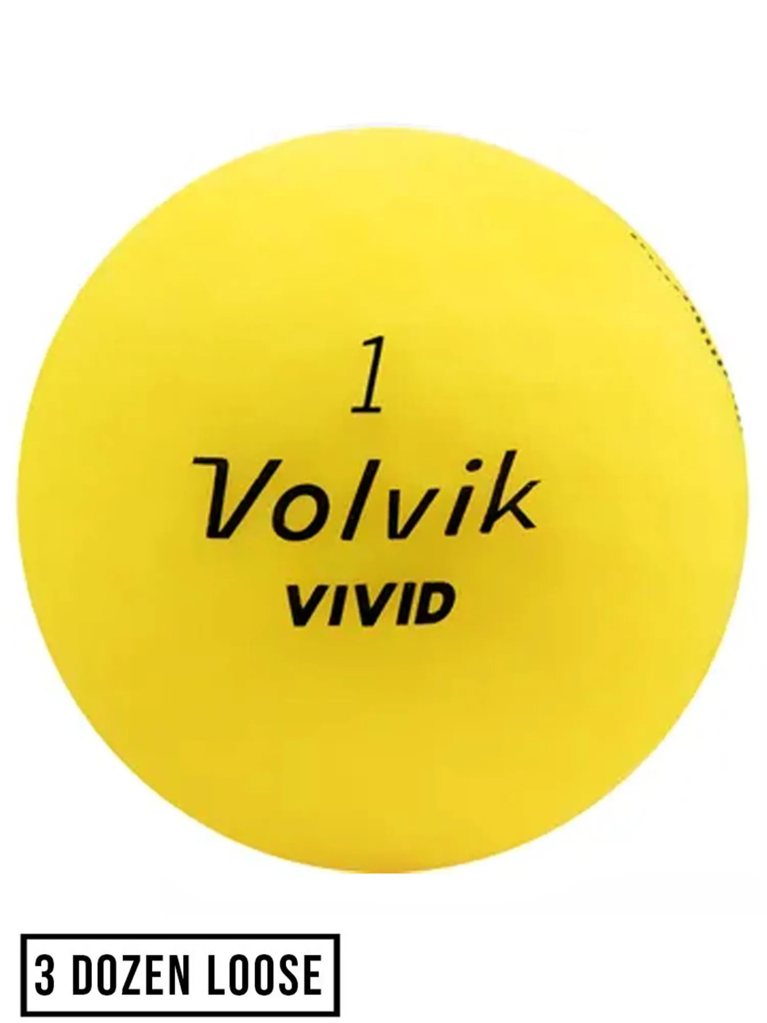 Volvik New Golf Balls|Novelty Golf Balls|Vivid Loose Golf Balls - 3 Dozen