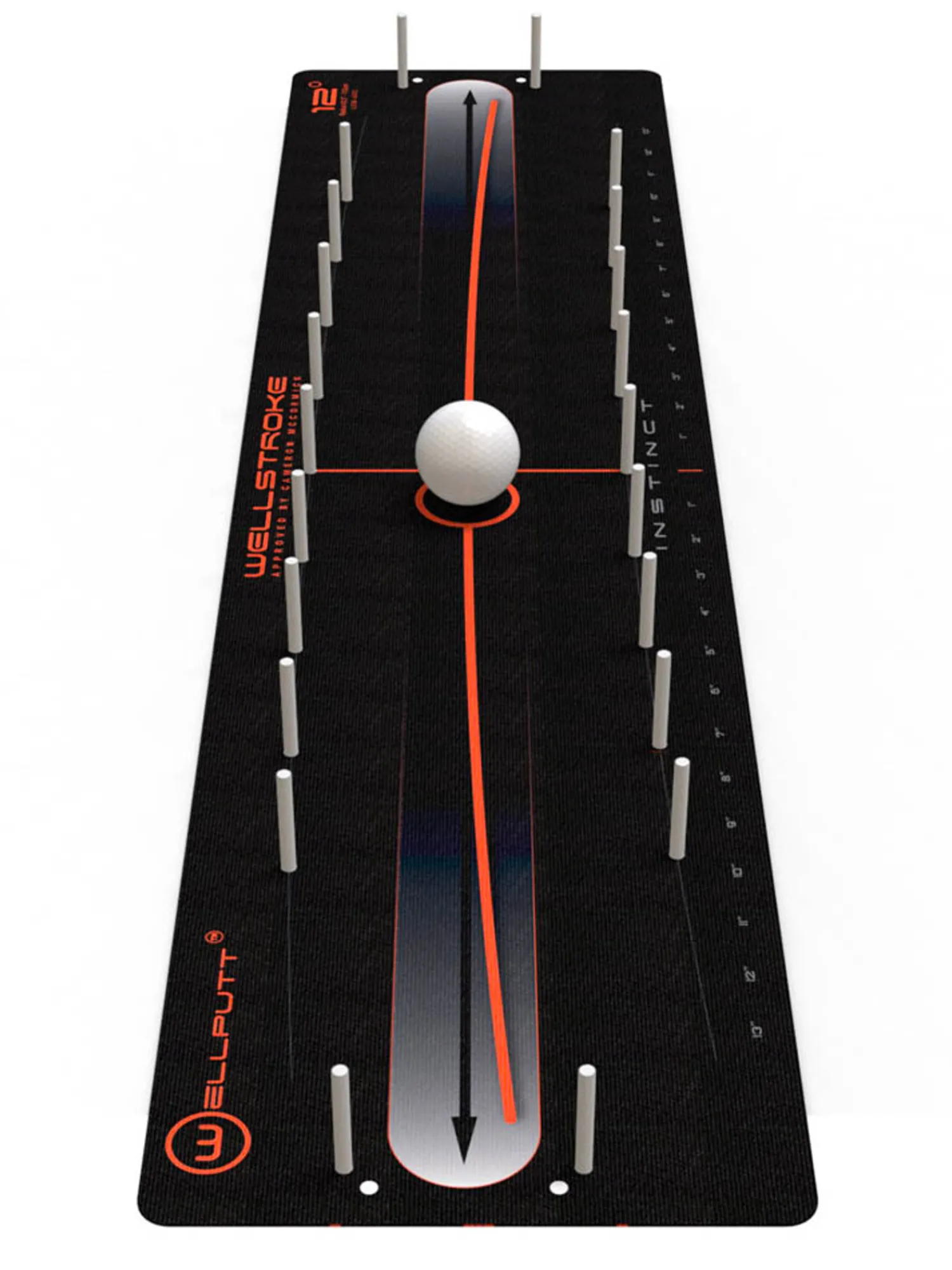 WellPutt Training Aids|WellStroke Instinct 12 Degree Arc Mat