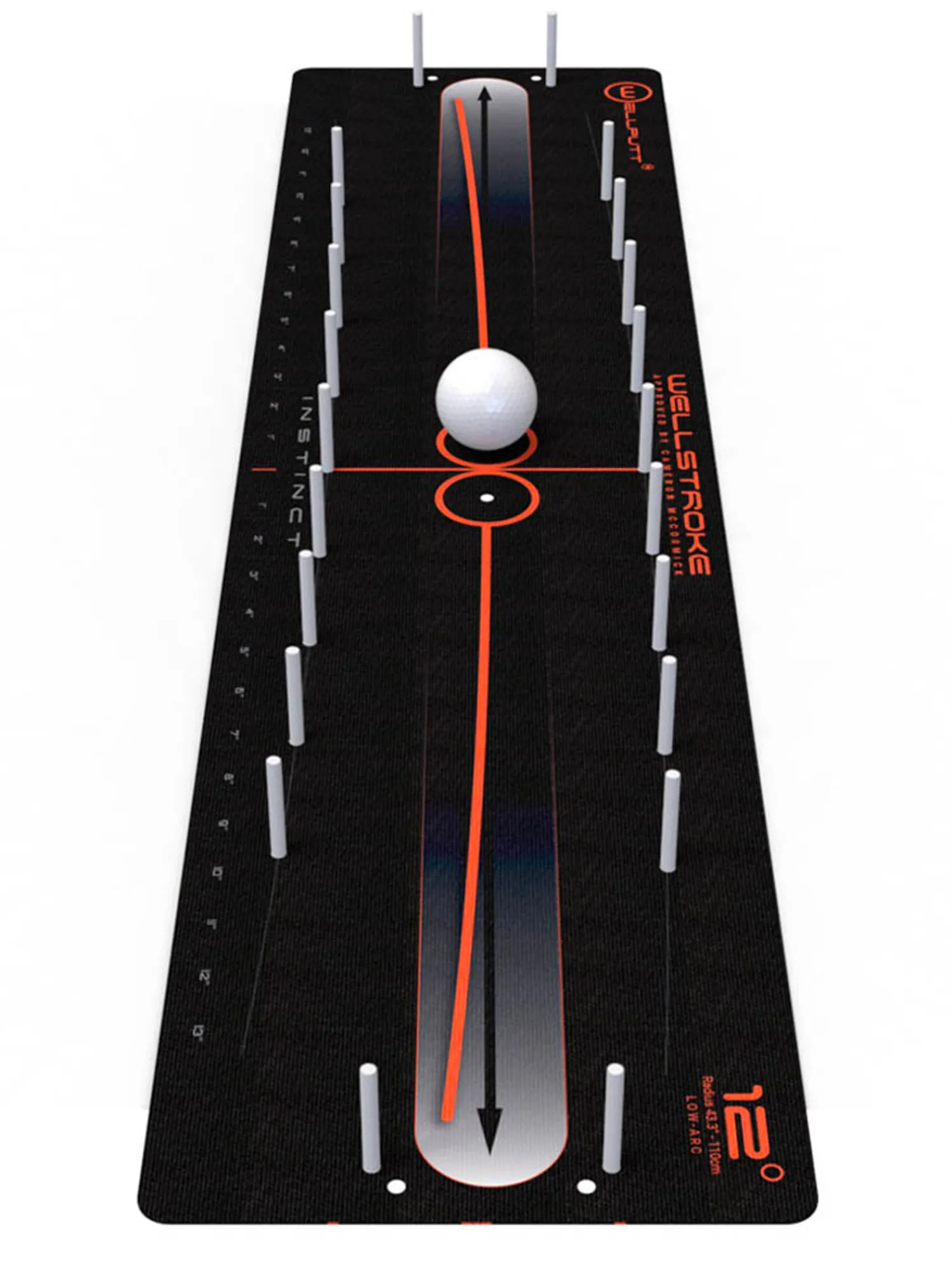 WellPutt Training Aids|WellStroke Instinct 12 Degree Arc Mat