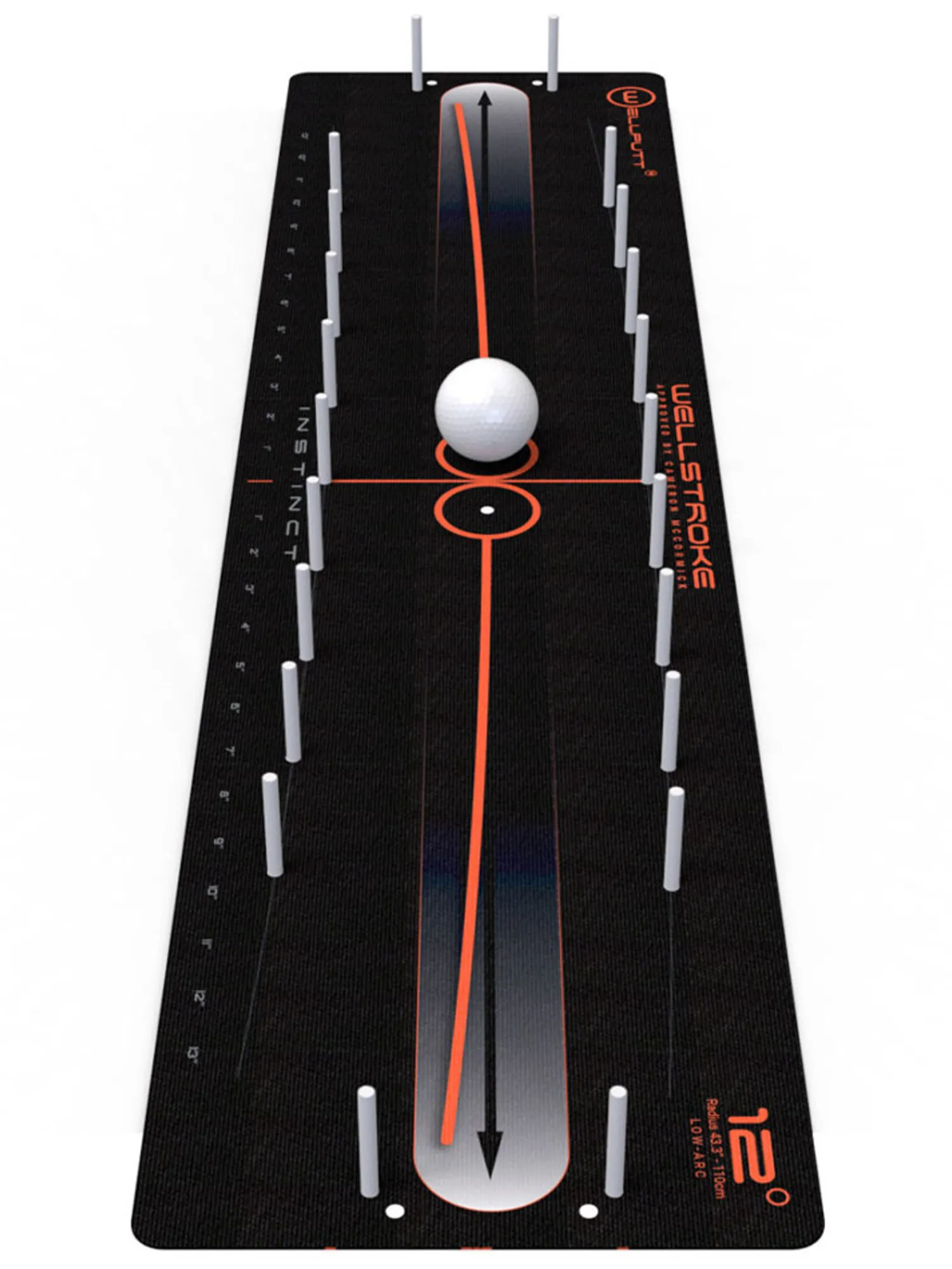 WellPutt Training Aids|WellStroke Instinct 18 Degree Arc Mat