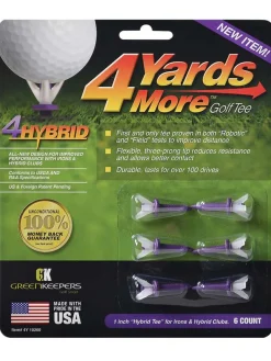 4YARDSMORE Tees|Golf Tees 6 Pack - 1.00 Inch
